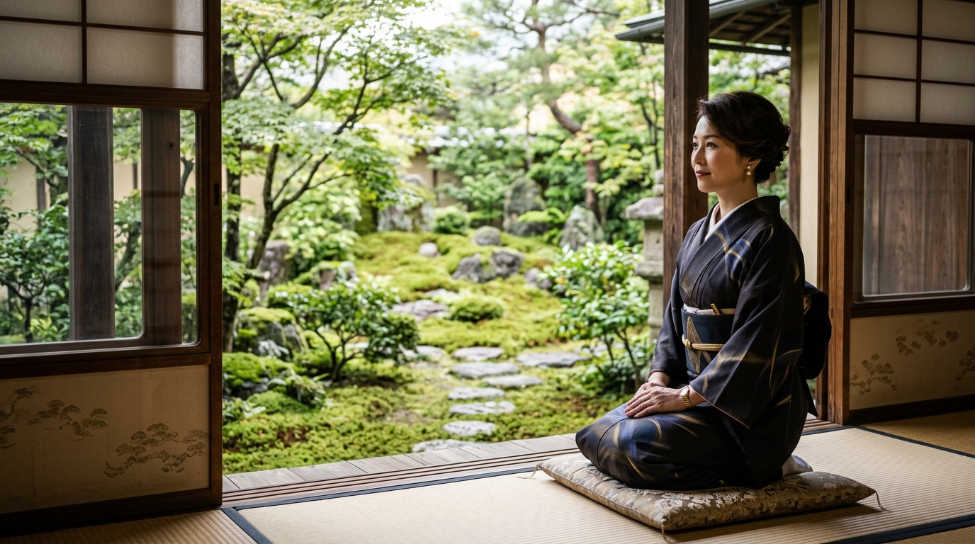 己の内面と向き合う女性
